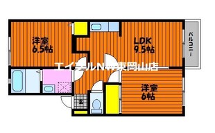 エトワール中井Ａの物件間取画像